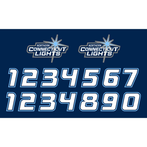 Northern CT Lights Official Helmet Decal Kit Thumbnail