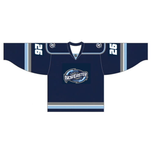 Nor'Easter Youth Hockey NAVY Pro Neck Hockey Jersey - REQUIRED Thumbnail